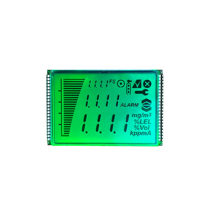 FSTN Blue/Green/Red Backlight Low temperature gas measurement industry display for Honeywell Analytics Sensepoint XCD instrument