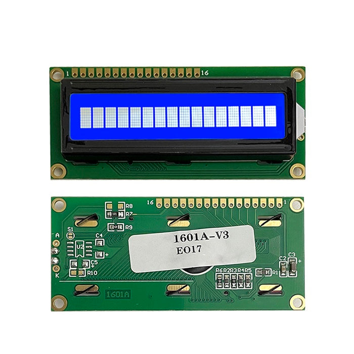 1601A Cob 16*1 Point Monochrome Character Stn Blue Film White Character Dot Matrix Serial Port Module