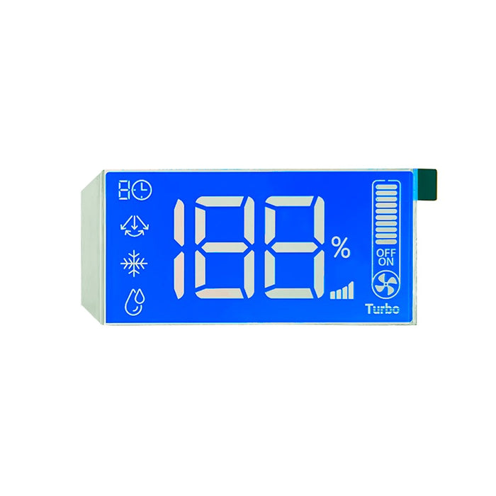 Custom size blue film white character break code screen LCD module