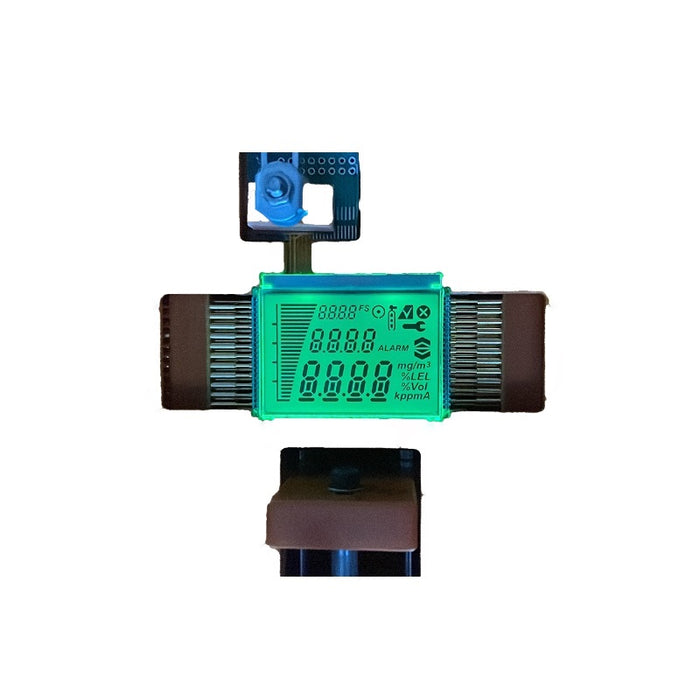 FSTN Blue/Green/Red Backlight Low temperature gas measurement industry display for Honeywell Analytics Sensepoint XCD instrument