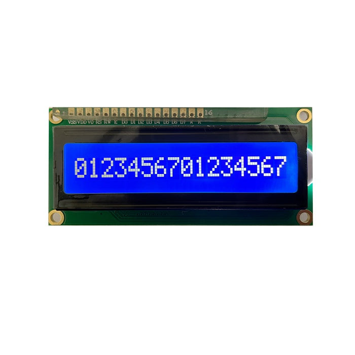 1601A Cob 16*1 Point Monochrome Character Stn Blue Film White Character Dot Matrix Serial Port Module