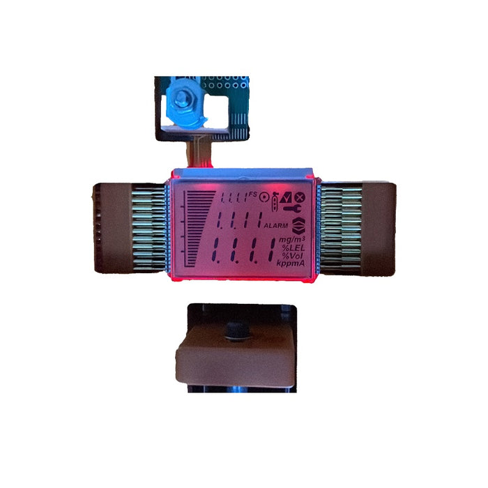 FSTN Blue/Green/Red Backlight Low temperature gas measurement industry display for Honeywell Analytics Sensepoint XCD instrument